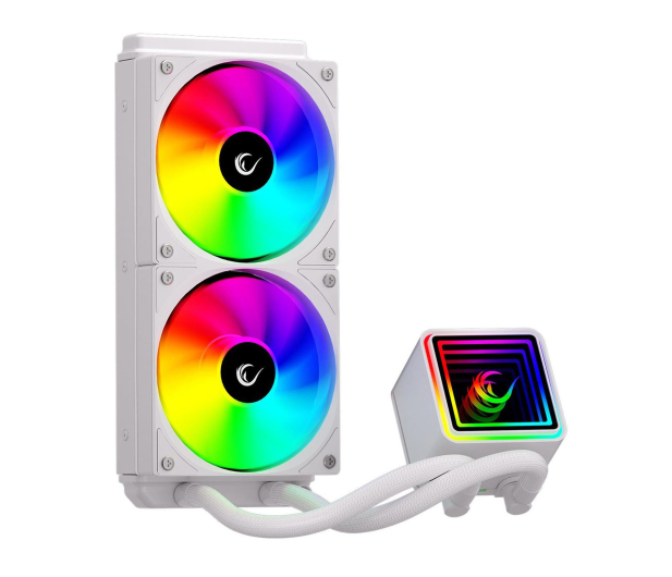 Rampage INFINITE V240 White 2x120mm - 1486828 - zdjęcie 3